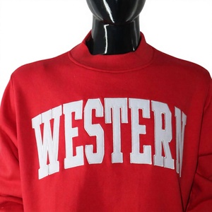 Sudadera de cuello redondo estilo universitario para mujer, con gráfico personalizado, tipo jersey, oversize, informal, estilo urbano, al por mayor, fabricante - Product Image 2