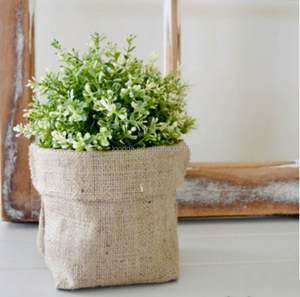 Sac de pot de jardin en toile de jute recyclée pour le jardin - Product Image 4