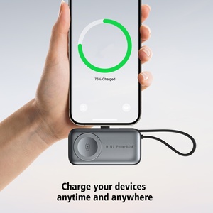 Nuevo Banco de Energía 3 en 1 Mini, Compatible con Relojes, Auriculares y Teléfonos Móviles, Carga Inalámbrica Magnética, Banco de Energía Multifuncional - Product Image 3