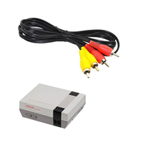 Câble AV d'origine des années 1980 pour console Nintendo NES, NES-001, jaune, rouge, prise audio vidéo, cordon, US NTSC, accessoires de jeu