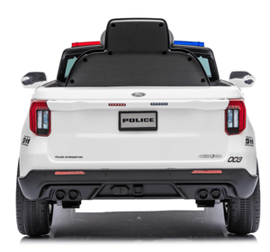 Auto Elettrica per Bambini Ford Police Interceptor con Licenza Ufficiale, 2 Motori da 390W, 12V, Telecomando 2.4G, per Bambini da 3 a 8 Anni - Product Image 4