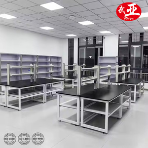 YA MING diş laboratuvarı 12.7mm Hpl lamine levha çalışma tezgahı iş istasyonu diş laboratuvar tezgahı - Product Image 3