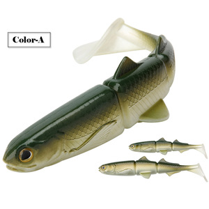 Allegro Spinpoler morbido 16cm/22cm luccio persico persico sugo Shad Wobbler attrezzatura da pesca per la fabbrica Zander all'ingrosso - Product Image 5