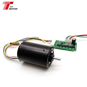 มอเตอร์ 4260 brushless DC 775 พร้อมลูกปืนคู่และไดรฟ์ในตัว รองรับการสื่อสาร 485 ใช้ได้กับมอเตอร์ 12V DC brushless - Product Image 1