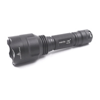 Lampe torche LED rechargeable Manta Ray C8 UE en alliage d'aluminium 6500K 1 mode 18650 Li-ion IP65 1000+ Lumens Ra80 avec lentille à revêtement AR