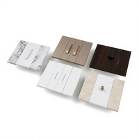 Interruptor de Pared Estándar Europeo KLASS Rose Marble, Panel Delgado de Dos Tonos, Diseño Modular para Hoteles y Habitaciones