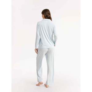 Custom Breathable <b>Knitted</b> Women's Lightweight Sleepwear Cotton Sleepwear Women Tencel Modal Pajama Set Vietnam Wholesale - Product Image 4