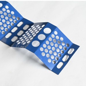 קיר פאנל מתכת מחורר, גידור מגרש טניס גלי, גל אבק שליטה רוח לשבור גדר אבק - Product Image 2