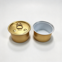 636 #    Pot à gâteau en aluminium de 80 ml, surface laquée, cylindre à côtés droits, fermeture à anneau, marque JMT, pot à dessert, boîte de conserve