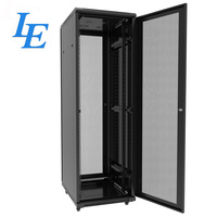 Estante de servidor para ordenador, gabinete de servidor de 19 pulgadas, fácil instalación, 17- 42U