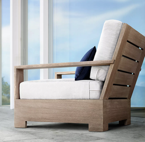 Best Selling Garden Luxury Outdoor Furniture Teak Weather <b>Wood</b> <b>Sofas</b> Chair Set - Product Image 6