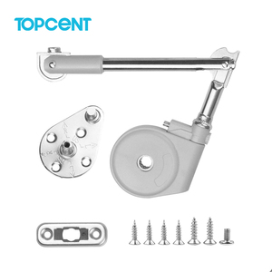 TOPCENT Tige de pression à gaz hydraulique pliable pour porte de placard, porte de meuble, porte de garde-robe, à arrêt aléatoire - Product Image 6