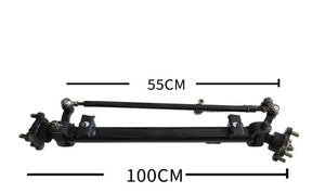 Tricycle Trike <strong>Differential</strong> <strong>Rear</strong> Trailer Axle 7000lb Suspension <strong>Kit</strong> with Leaf Spring 7 Speed Rims and Tire <strong>Kit</strong> - Product Image 6