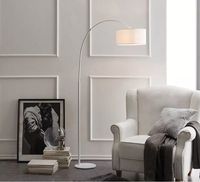 Lampadaire à LED Morden à LED réglable pour salon, lampe suspendue à distance décorative, avec socle en marbre