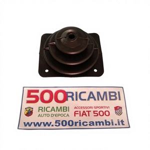 Poignée de levier de vitesse en caoutchouc noir de style original pour FIAT 500 F/L/R/G, élégante, en similicuir, Cuffia Leva Cambio, diverses options - Product Image 1