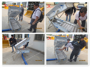 Máy Tách Trọng Lực Khai Thác Mỏ Quạt Gió Giá Tốt Nhất Máy Giặt Khô Màu Vàng Để Bán - Product Image 2