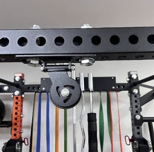 <span class=keywords><strong>Poulie</strong></span> de roulement fixe montée en rack accessoires d'équipement de fitness d'aviron assis à position haute faits maison - Product Image 5