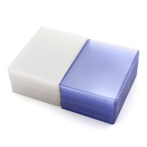 Protectores de tarjetas de 3 x 4 pulgadas, paquete de 42 protectores de tarjetas de béisbol de plástico rígido, fundas para tarjetas deportivas, tarjetas coleccionables - Product Image 1