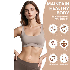 腹ボタン用使い捨てヒマ油パッチ高吸収性通気性漏れ止め洗浄なし - Product Image 2