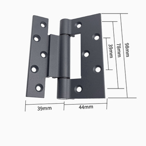 Charnière de fenêtre en aluminium noir, norme européenne, pour fenêtre à battant, installation facile pour ouverture vers l'intérieur et vers l'extérieur - Product Image 5