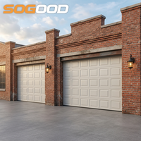 Puerta de Garaje Seccional Automática de Acero Inoxidable de 40 mm, con Control Inteligente y Funcionamiento Silencioso, para Residencias Costeras, Venta al Por Mayor