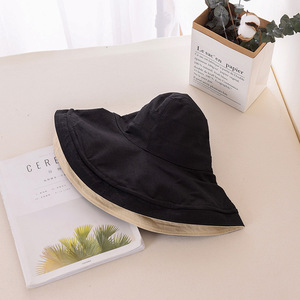 2024 nouveau chapeau seau femmes <span class=keywords><strong>littérature</strong></span> <span class=keywords><strong>japonaise</strong></span> et Art couverture bassin chapeau pare-soleil Chic grand bord tissu chapeau - Product Image 4