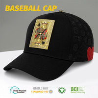 Casquettes de baseball personnalisées avec logo, en métal et strass, brodées, style japonais, décor gothique urbain, ajustables, vente en gros pour usines