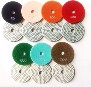 Ensemble de disques de meulage à l'eau de 4 pouces, 7 granulométries, pour le meulage et la <span class=keywords><strong>restauration</strong></span> de pierres - Product Image 4