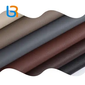 Leather for sale eco artificial litchi embossed microfiber leather fabric