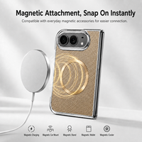 Coque pliable pour iPhone 18 Ultra avec protection d'écran intégrée, compatible avec la charge magnétique, couverture intégrale et ajustement parfait