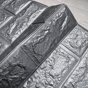 Autocollant mural en mousse PE 3D, étiquette de papier peint, couleurs solides, haute qualité, offre spéciale - Product Image 3