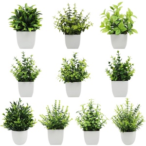 Planta Artificial Decorativa en Maceta, Bonsái de Plástico para Decoración de Hogar, Sala de Estar, Hotel, Tienda, Escritorio - Product Image 3