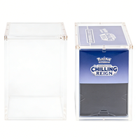 Boîte de rangement et de protection pour Elite Trainer Box (ETB) en acrylique de haute qualité, résistante aux UV, avec couvercle magnétique et empilable