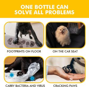 Nettoyeur de pattes de chien en mousse sans eau de marque privée avec serviette sans rinçage Mousse nettoyante pour pattes d'animaux de compagnie pour chiens et chats - Product Image 6