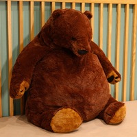 Ours en peluche géant lesté en coton PP lavé, écologique et doux, pour la décoration intérieure et la Saint-Valentin