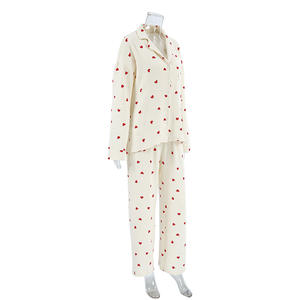 Enyami Set Pigiama Donna 2 Pezzi Comodo, Camicia Oversize a Maniche Lunghe e Pantaloni Coordinati - Product Image 5