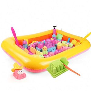 High Quality DIY Sand Painting Set Creative Kindergarten Educational Toy Kindergarten Hand Playdough Slime Clay Material - Product Image 3