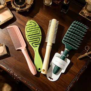 A302 Série Combinée Direct Usine, Logo Personnalisé, Peigne en Plastique pour Salon de Coiffure avec Laser Ionique, Barre de Bouclage + Peigne à Dents Écartées Confortable - Product Image 2