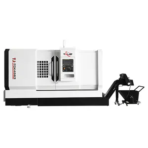 TJ marca TCK4563 CNC torneamento fresadora CNC máquinas-ferramentas Torre de cama inclinada ferramenta pós estação CNC torno máquinas