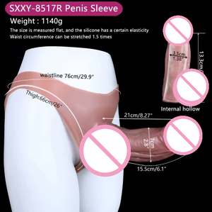 Mutande Vibranti in Silicone Liquido con Design Traforato, <span class=keywords><strong>Dildo</strong></span> Indossabile per Uomo, Masturbatore Morbido in Silicone con Caratteristiche Particolari - Product Image 6