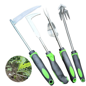 Manual Stainless Steel Grass Pulling Digging Shovel Leek Knife <b>Weeding</b> Root <b>Removal</b> Seedling Lifting Loosening Soil Sharp Tooth - Product Image 1
