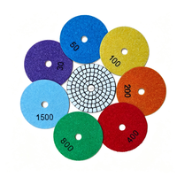 Disques de polissage diamantés à sec segmentés de 100 mm (4 pouces) pour la restauration du granit, du marbre et de la pierre