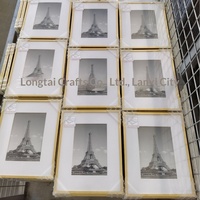 Offre Spéciale Transfrontalière Wideway : Cadre Photo Moderne en Alliage d'Aluminium à Bord Fin A3 Doré A4 Noir, pour Table ou Mur