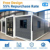 Maisons conteneurs 20 pieds, maison préfabriquée en conteneur 40 pieds, maison pliable certifiée CE UL, résistante aux ouragans, étanche, maison extérieure