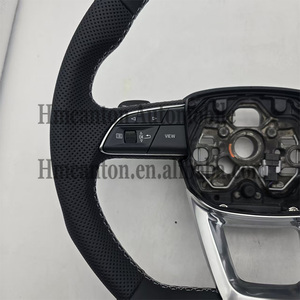 Volante de Cuero Más Popular en Oferta para Audi A3 A4 A5 A6L A8 Q5 Q7 Q8 TT B9 - Product Image 6