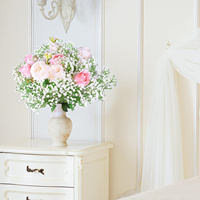 Fleurs Artificielles Souffle de Bébé 6 Pièces, Gypsophile au Toucher Réel pour Mariage, Décoration Maison Jardin, Bleu Saint-Valentin, Remise de Diplôme