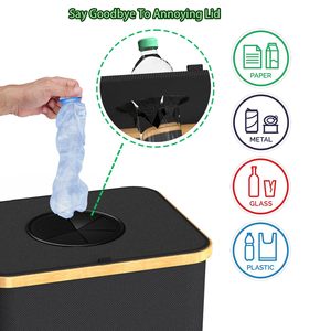 Tái chế bin nhà bếp trong nhà nhà gallon tái chế bin với Nắp tháo rời tái sử dụng túi bên trong chai có thể - Product Image 3