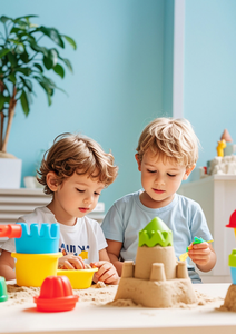 Sable magique sensoriel coloré non toxique pour enfants, sable de jeu éducatif idéal pour les magasins d'artisanat, vente en gros - Product Image 4