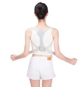 Corrector de <span class=keywords><strong>Postura</strong></span> de Neopreno Transpirable y Ajustable para Hombres, Soporte para la Espalda y Columna Vertebral, Cinturón de Soporte - Product Image 2