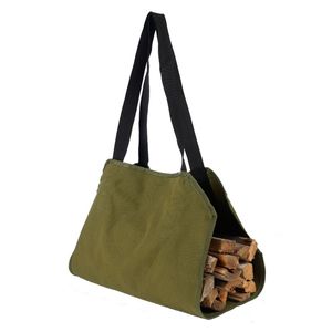 Échantillon gratuit, porte-bûches d'usine, porte-bûches durable, sac à bûches en toile cirée, sac à bûches, sac à main - Product Image 1